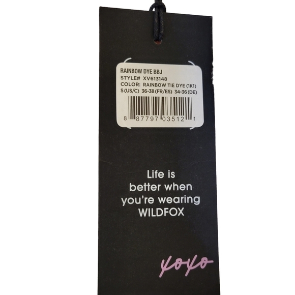 Wildfox Rainbow Tie Dye Oversized Sweatshirt - Picture 8 of 13